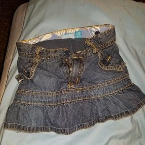 Toddler jean skort